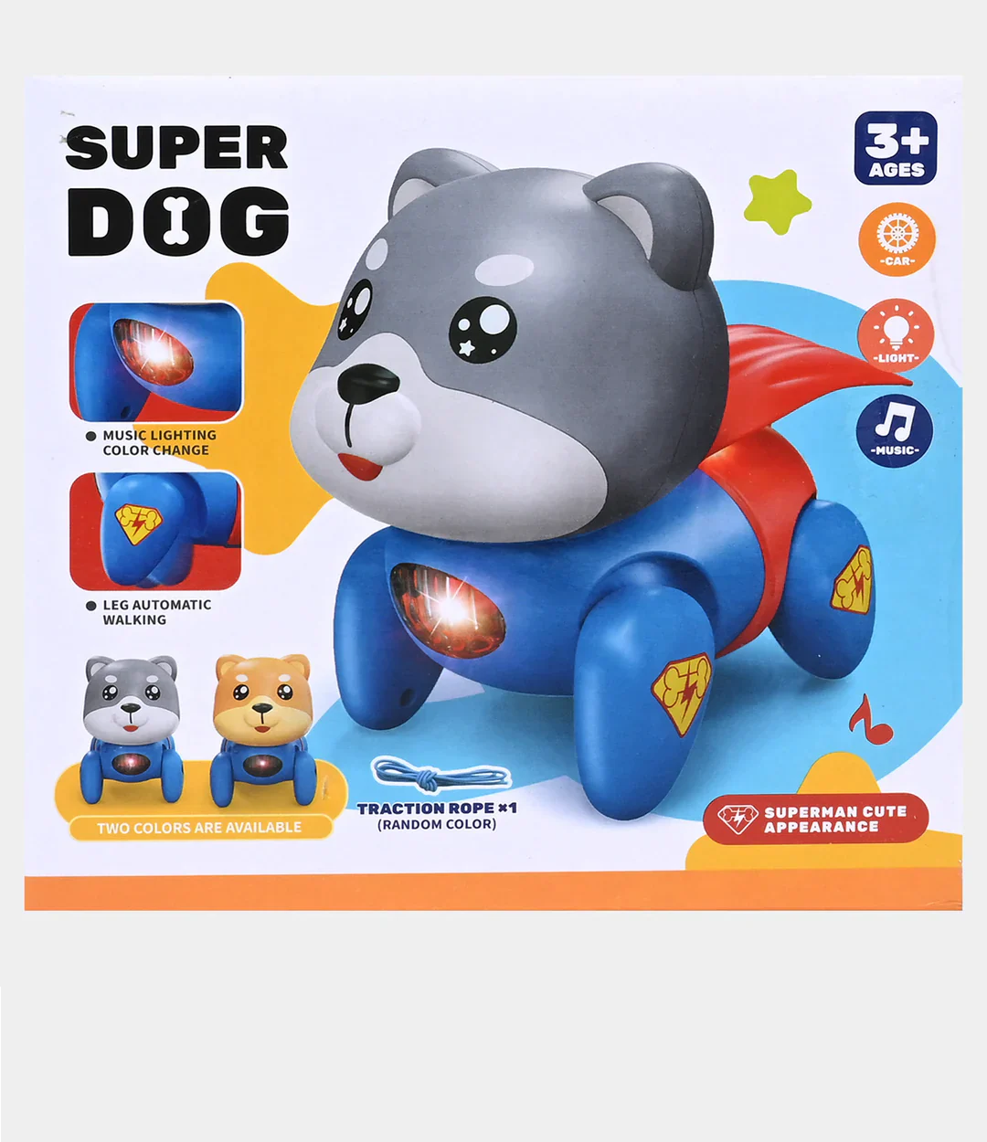 Battery Operated Dog With Light And Music
