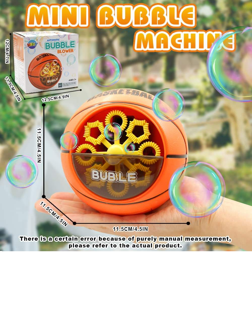 Basketball Bubble Gun 460Ml