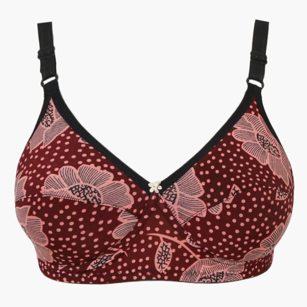 Women's Printed Foam Bra - Tea Pink, Women Bras, Chase Value, Chase Value