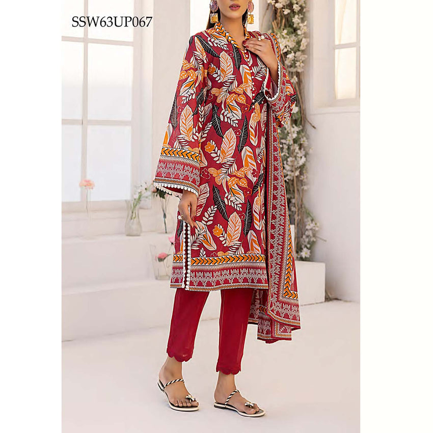 SANA & SARA ESHAAL By Salitex Lawn Printed Unstitched 3Pcs Suit - 67