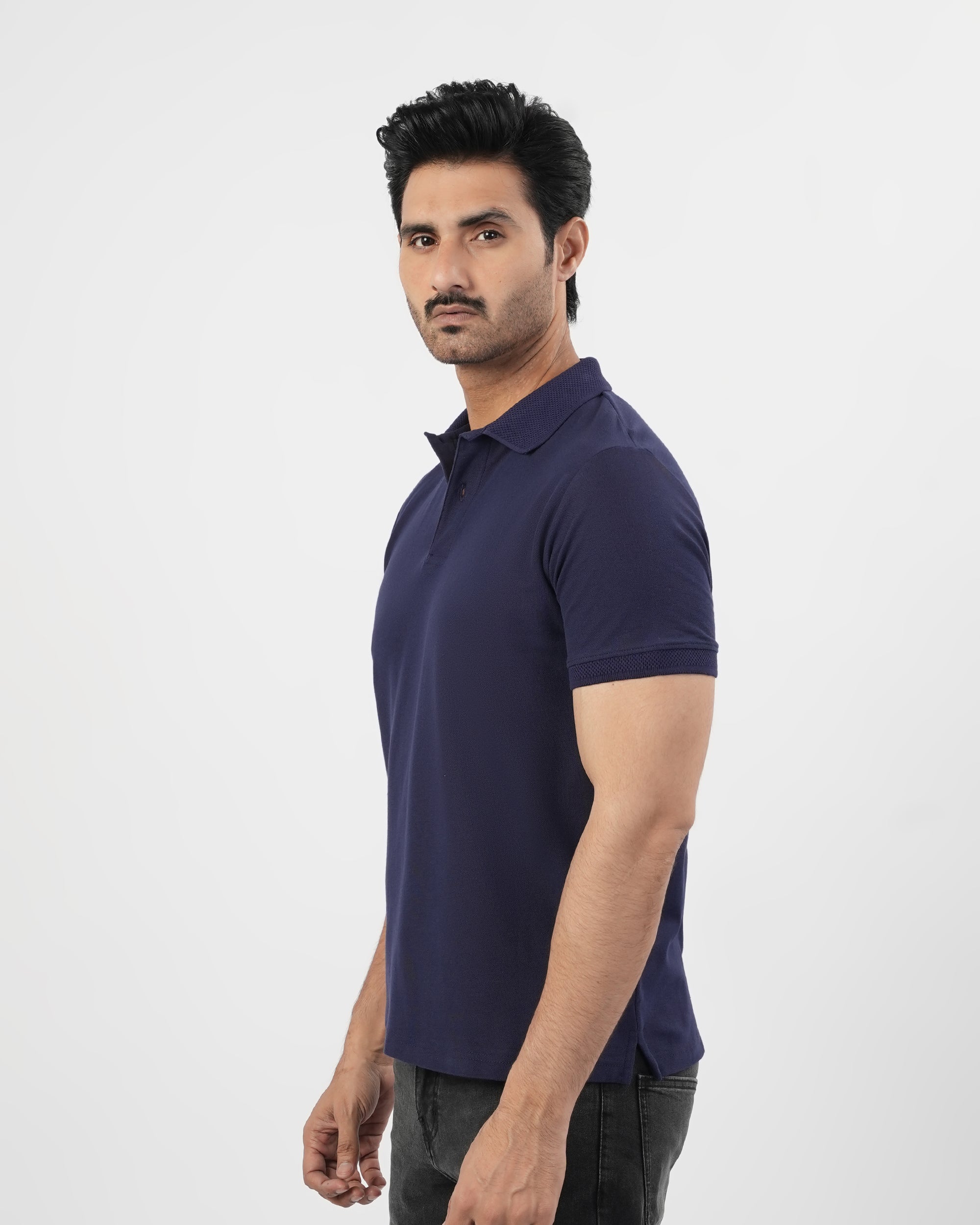 Eminent Men’s Solid Pique Polo T-Shirt