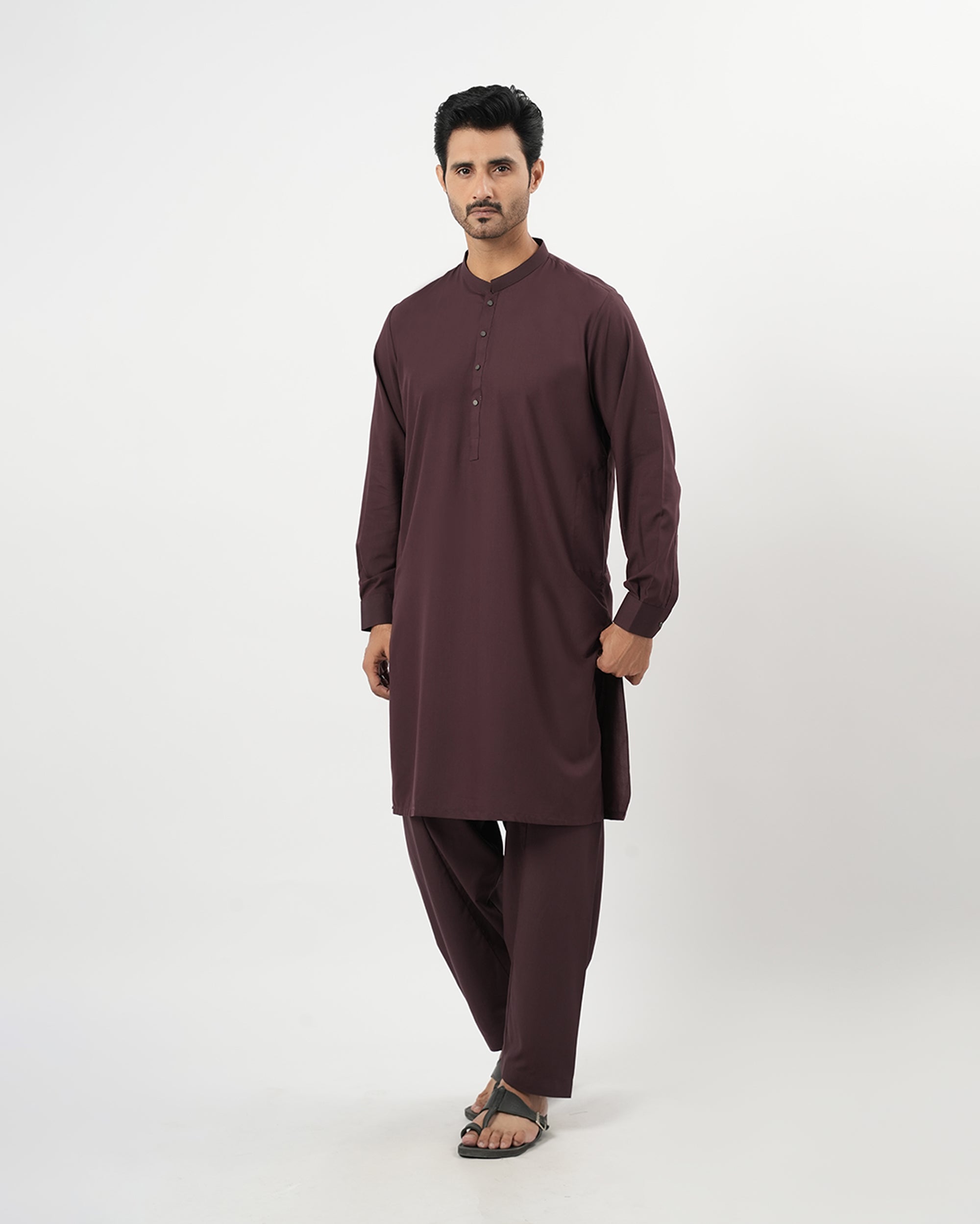 Eminent Men's Plain Shalwar Kameez