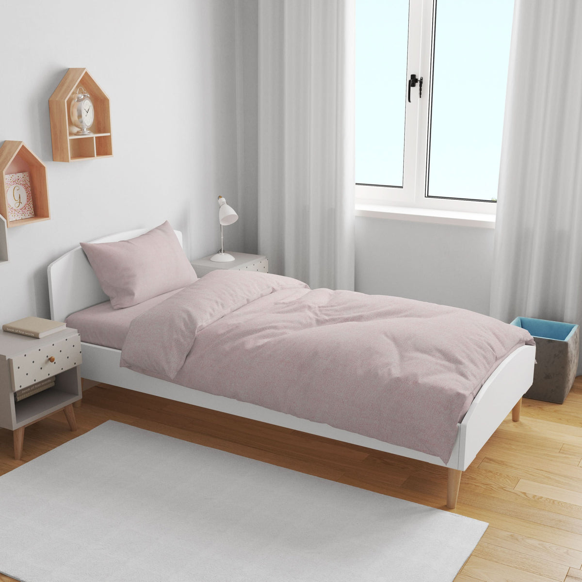 Single Bedsheet 2pcs - N15, Single Size Bed Sheet, Chase Value, Chase Value