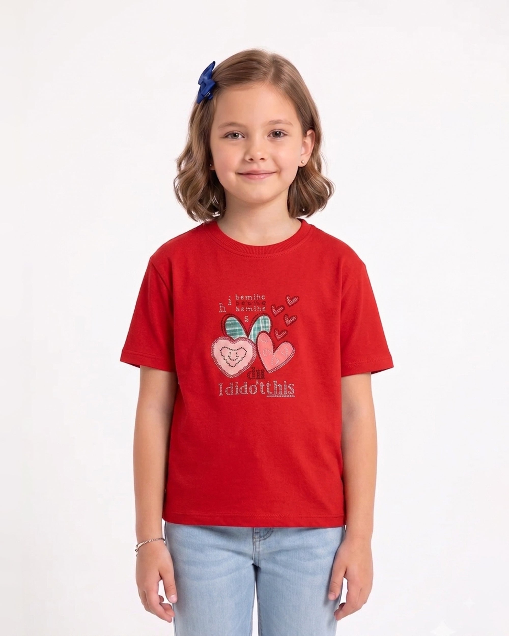 Valuables Girls' Half Sleeve Printed T-Shirt