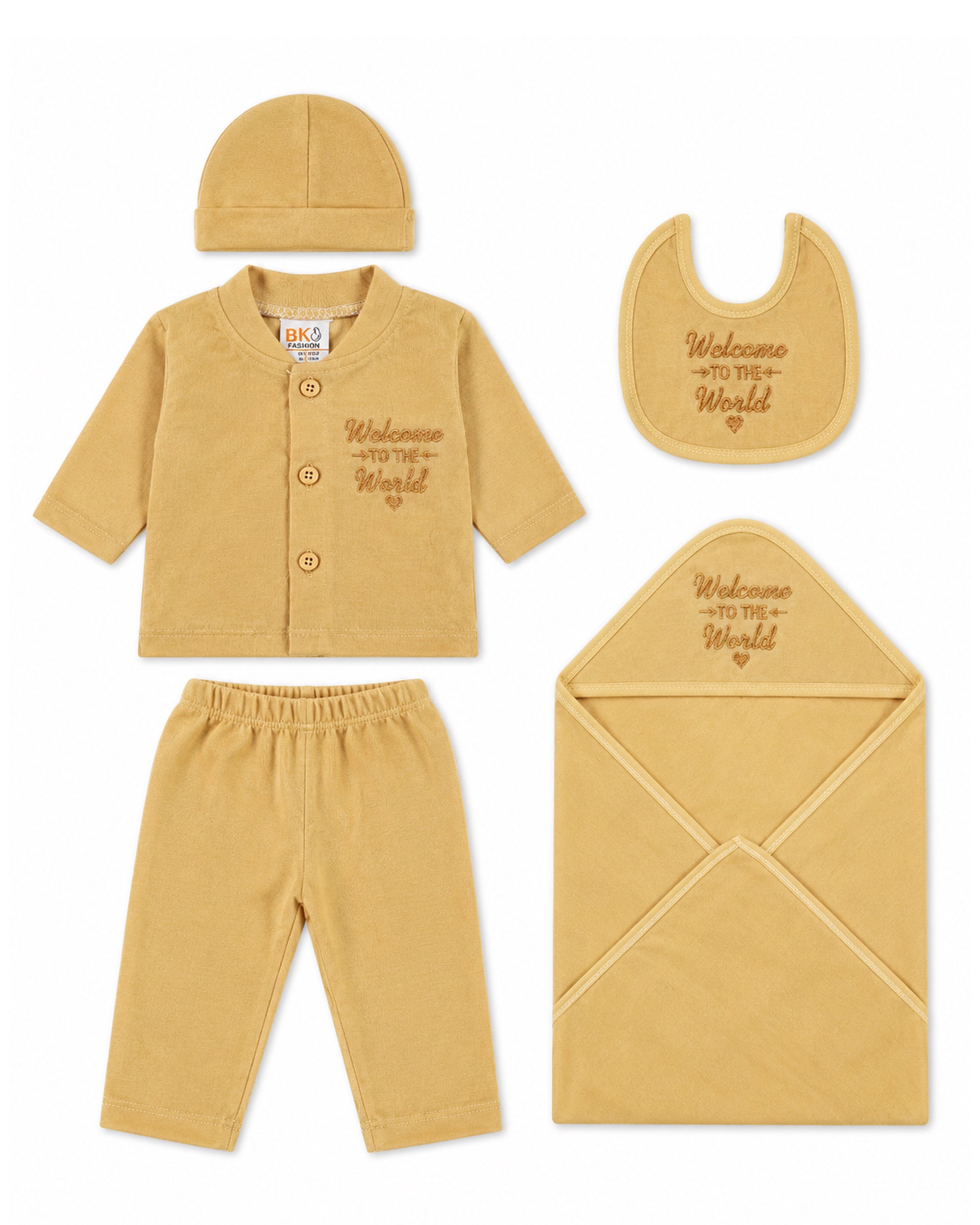 Newborn Unisex Gift Set - 5 Pcs