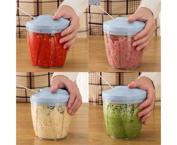 Multifunction Large Hand Pull Speedy Chopper Turbo Cutter