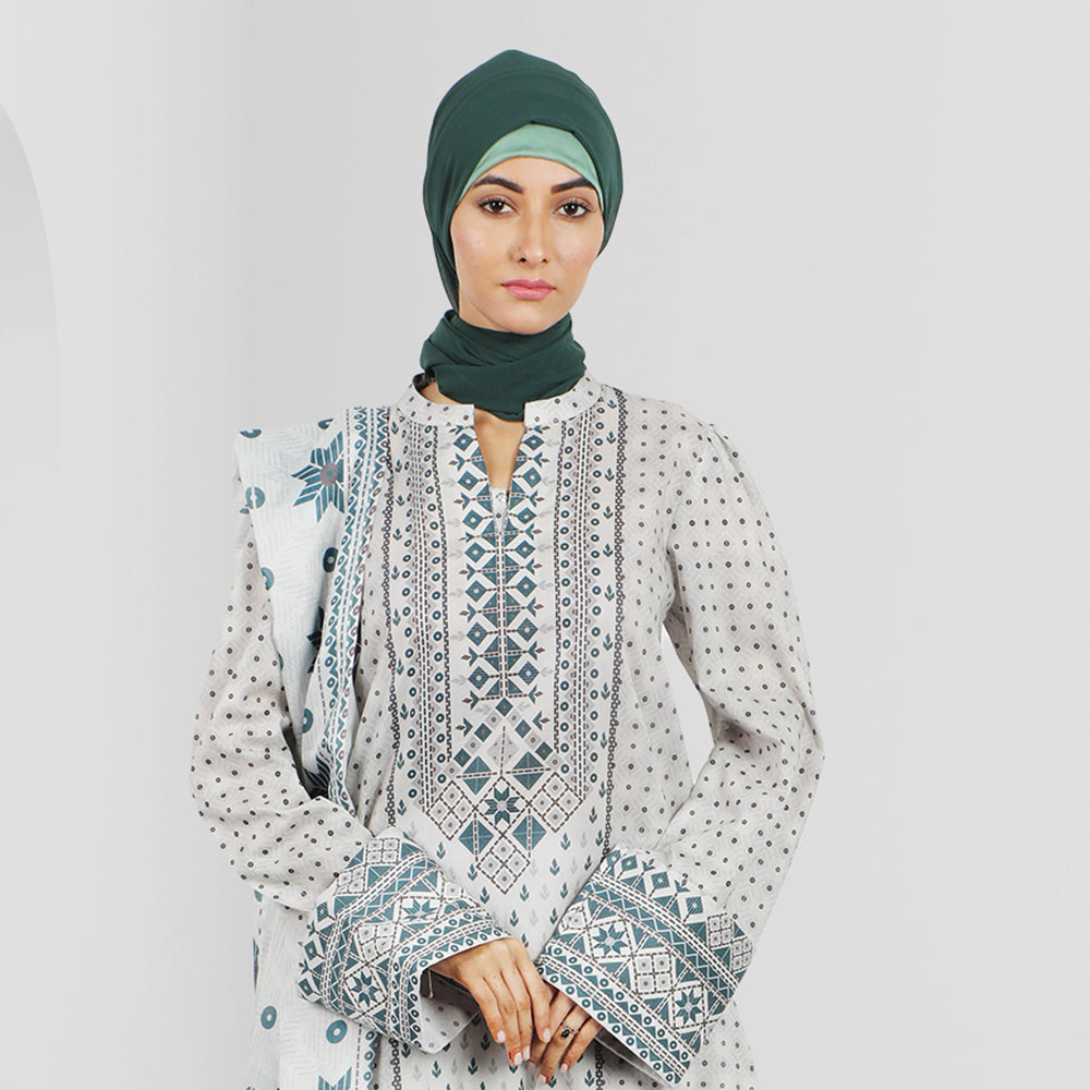 Eminent Printed Digital Lawn Unstitched 3Pcs Suit - ES24LP3P25, Women, Unstitched Kurti, Eminent, Chase Value