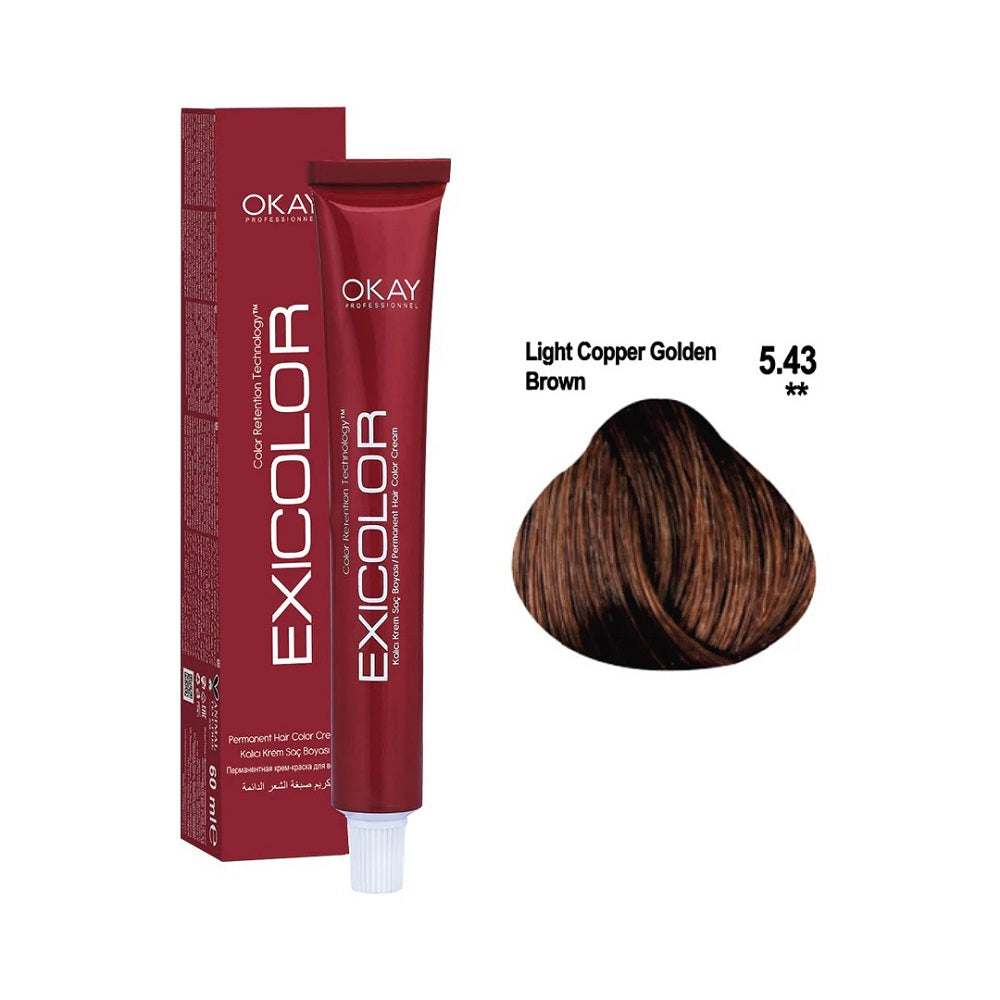 Exicolor Permanent Hair Color Cream 60ml - 39 Shades, Hair Color, Exicolor, Chase Value