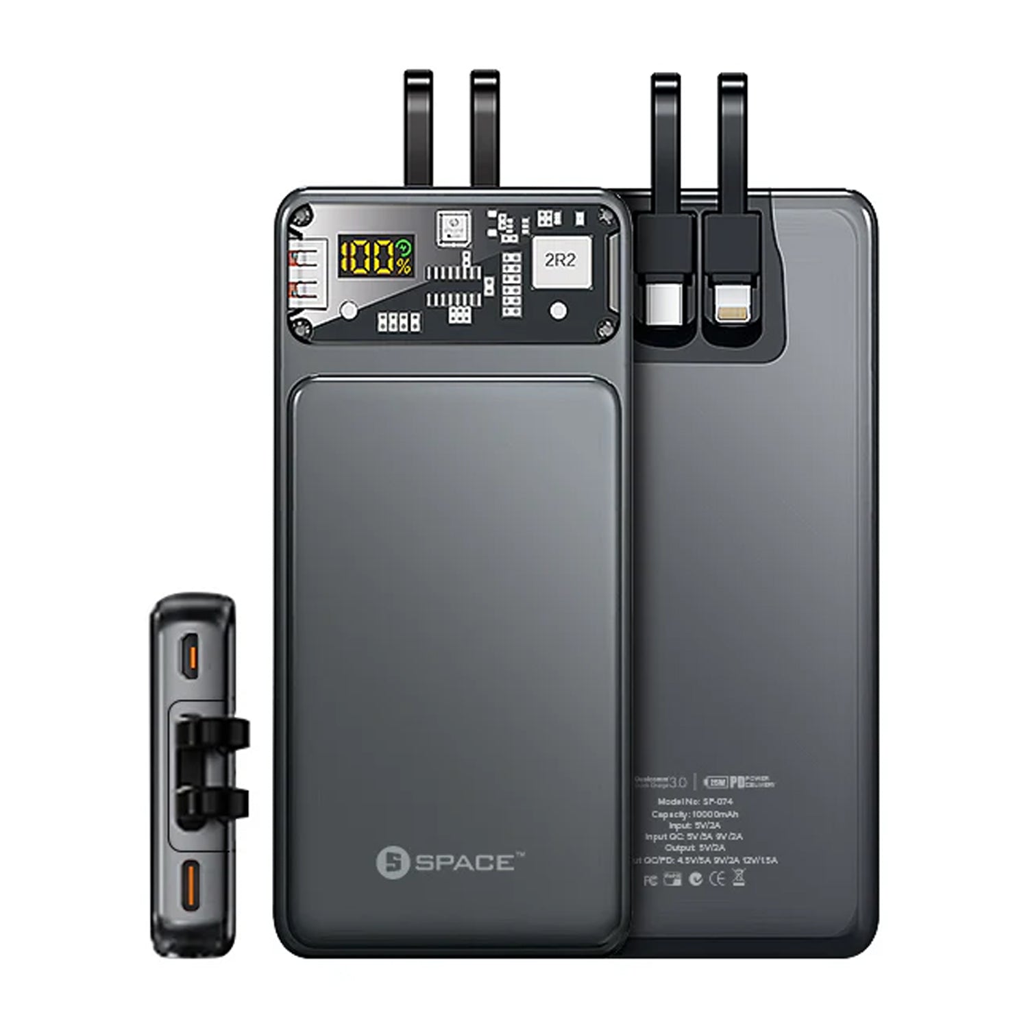 Space SP-074 Power Bank, Power Bank, Space, Chase Value