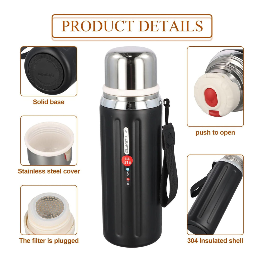 Vacuum Flask Stainless Steel 800Ml, Thermos & Mug, Chase Value, Chase Value