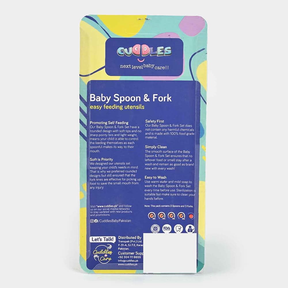 Spoon And Fork Pack of 6 - White, Serving & Dining, Chase Value, Chase Value