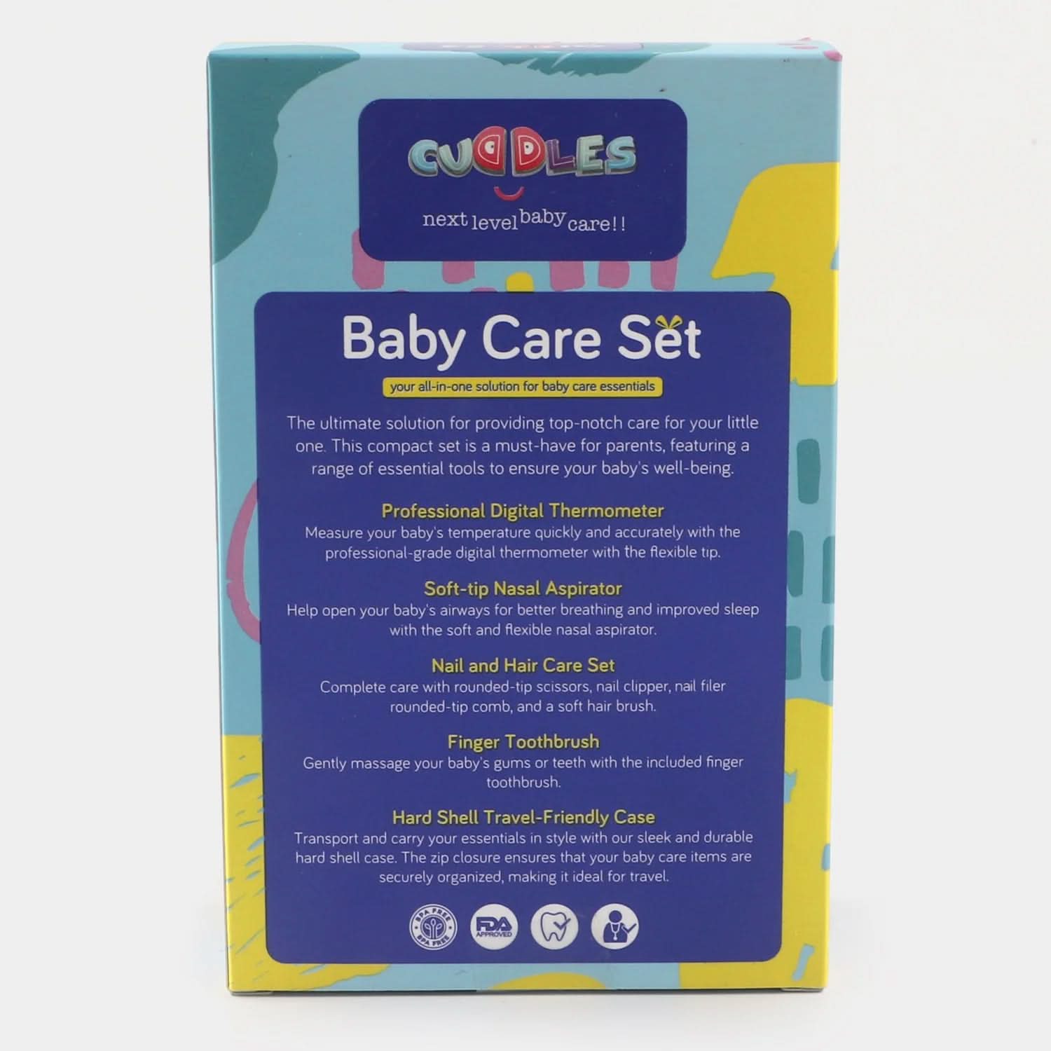 Cuddles Baby Care set - Pink, Baby Care, Cuddles, Chase Value