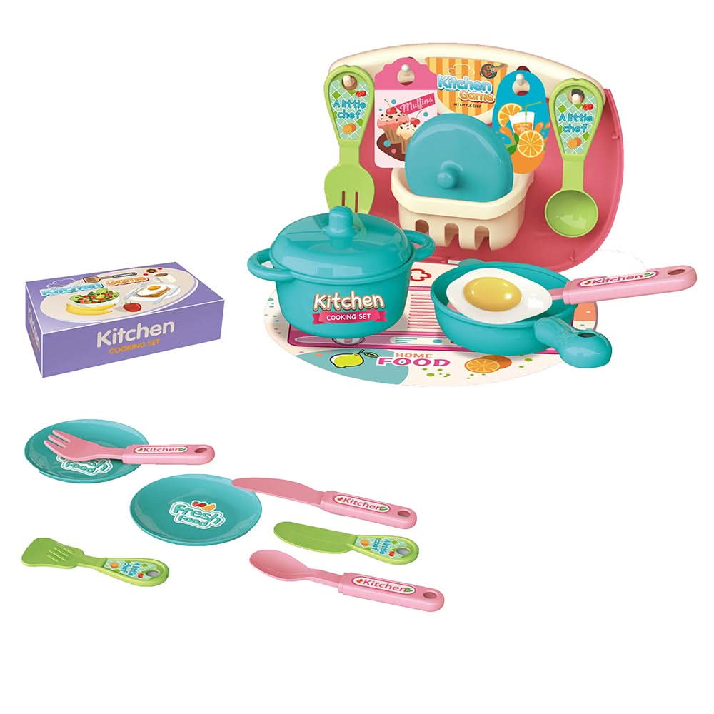 Kitchen Backpack Set 24pcs - Multi Color, Kids Cosmetic & Kitchen Sets, Chase Value, Chase Value