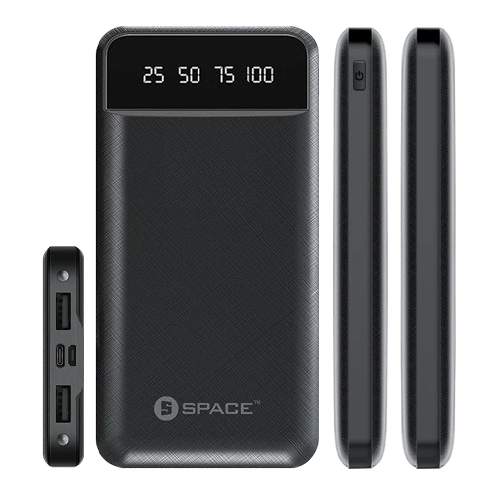 Space Power Bank Thunder Tr-64 - Black, Power Bank, Space, Chase Value