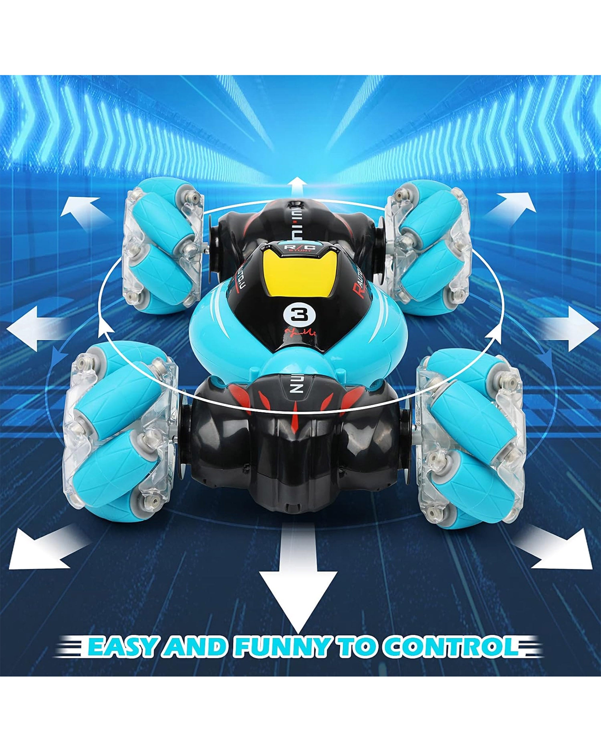 Remote Control 4WD Stunt Car