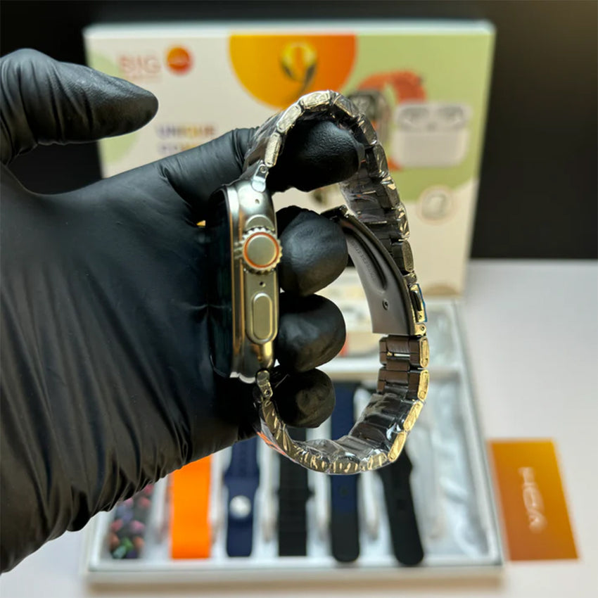 Ultra 9 Watch 7 in 1 With pod49MM Smartwatch – Chase Value