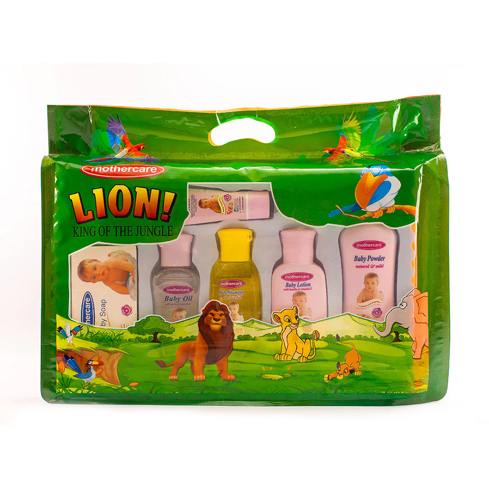 Mother Care Gift Set Jungle 6Pcs - Multi Color, Baby Care, Chase Value, Chase Value