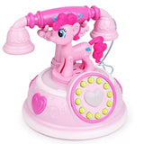 Battery Operated  Pony Telephone With Light & Music - Pink, Musical Toys, Chase Value, Chase Value