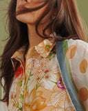 Women's Printed Suit 3-Pc - Inspired by Zara Shah Jahan - 10