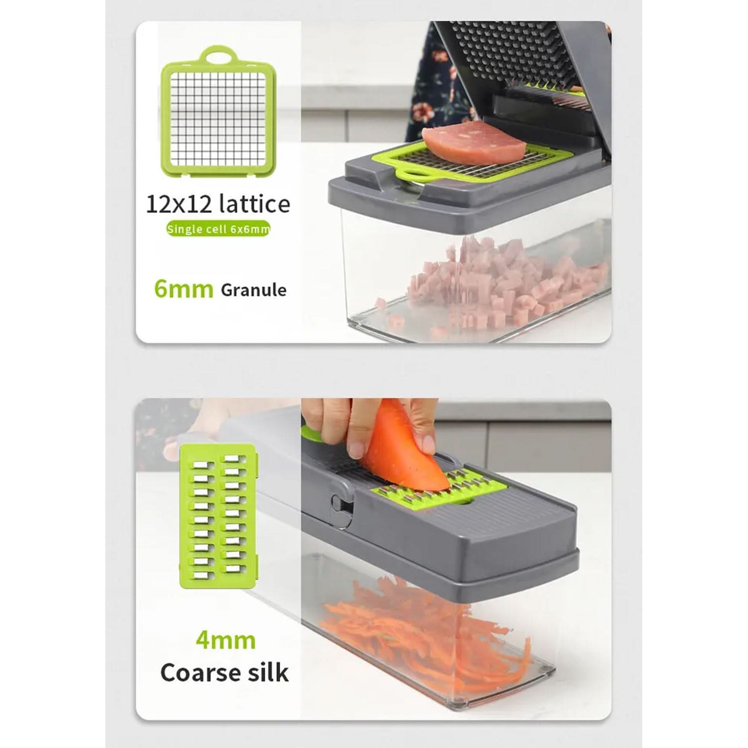 Veggie Slicer Multifunctional - Grey, Kitchen Tools & Accessories, Chase Value, Chase Value