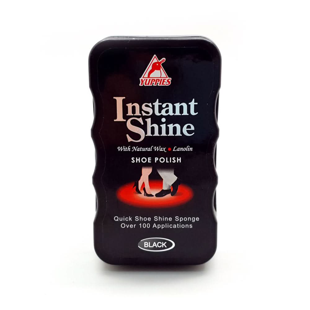 Shoe instant shine sponge - Black, Men's Shoe Brush, Chase Value, Chase Value