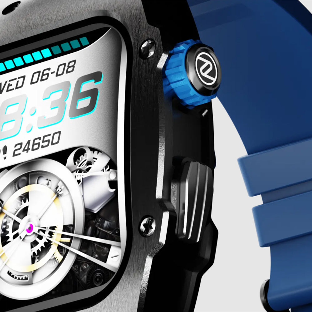 Zero Drift Gun Metal Watch - Blue, Smart Watches, Zero Lifestyle, Chase Value