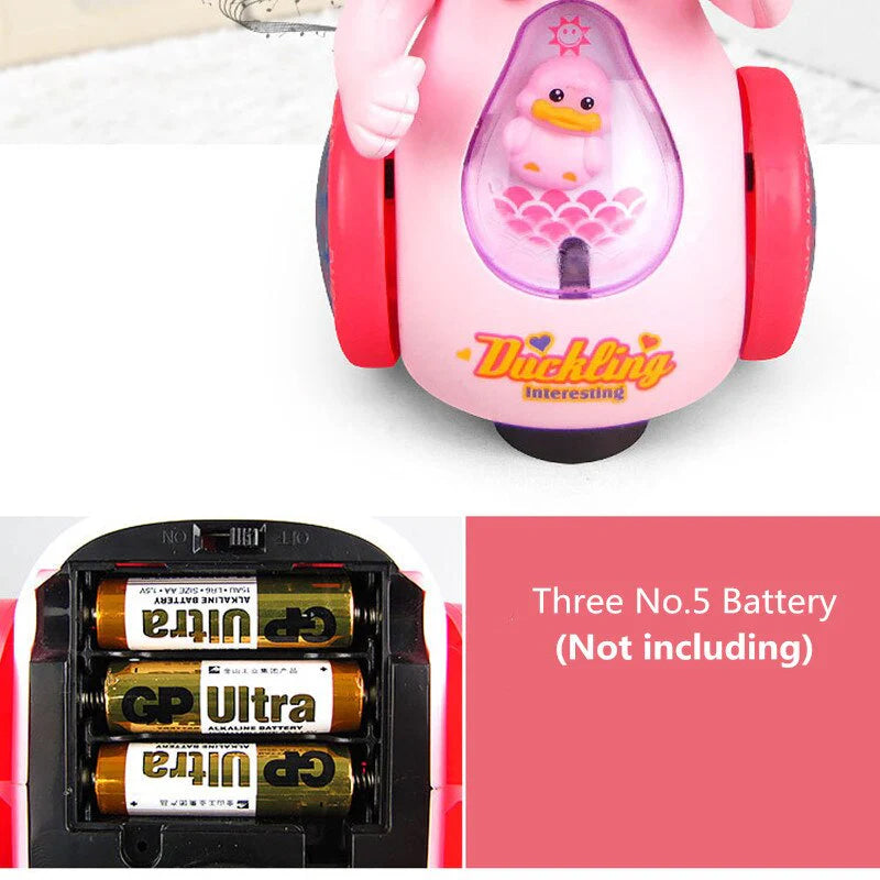 Duckling Toy Electric Spray With Music & Light - Purple, Animal Toys, Chase Value, Chase Value