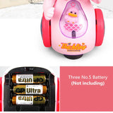 Duckling Toy Electric Spray With Music & Light - Purple, Animal Toys, Chase Value, Chase Value