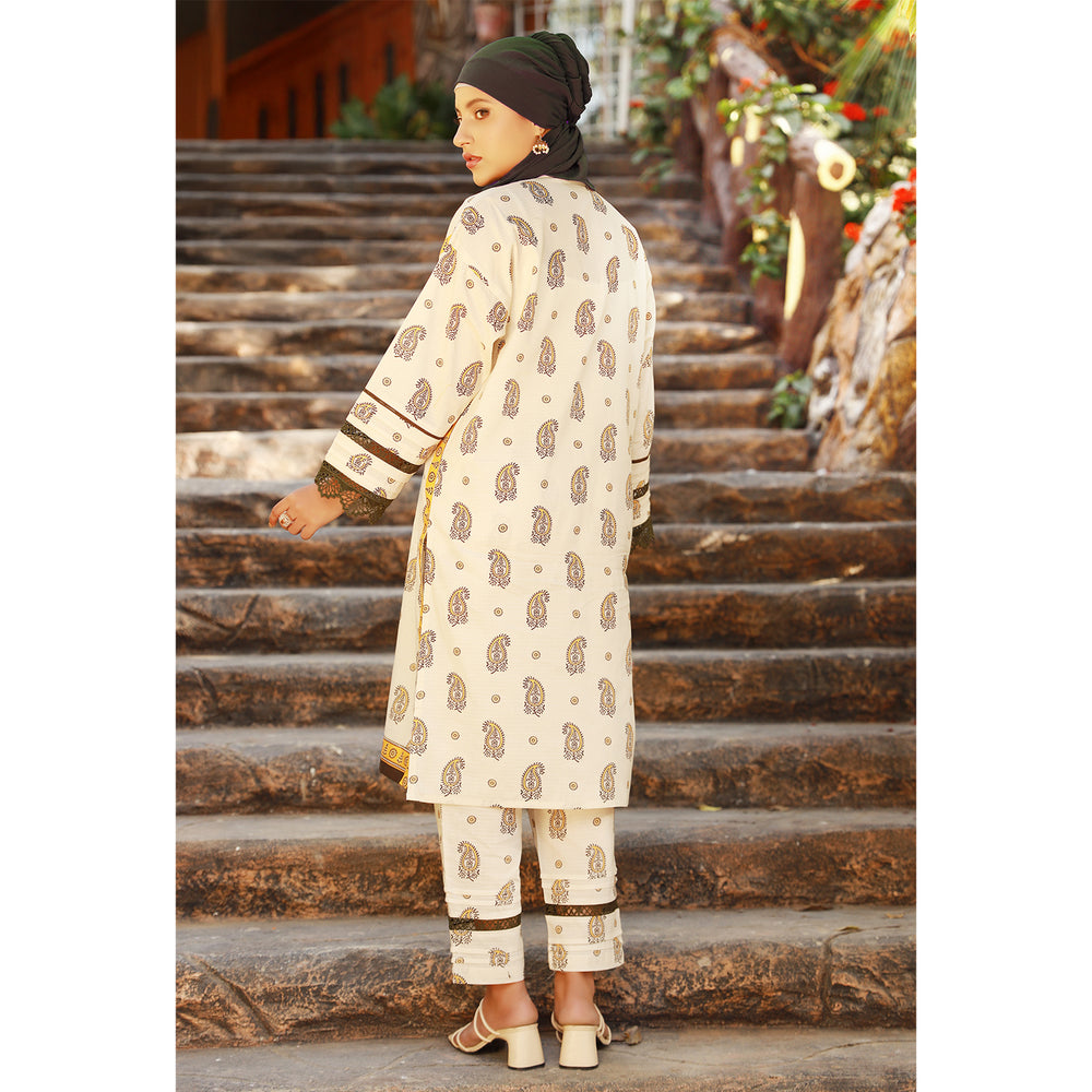 Eminent Printed Doriya Lawn Unstitched Kurti - 2, Women, Unstitched Kurti, Eminent, Chase Value