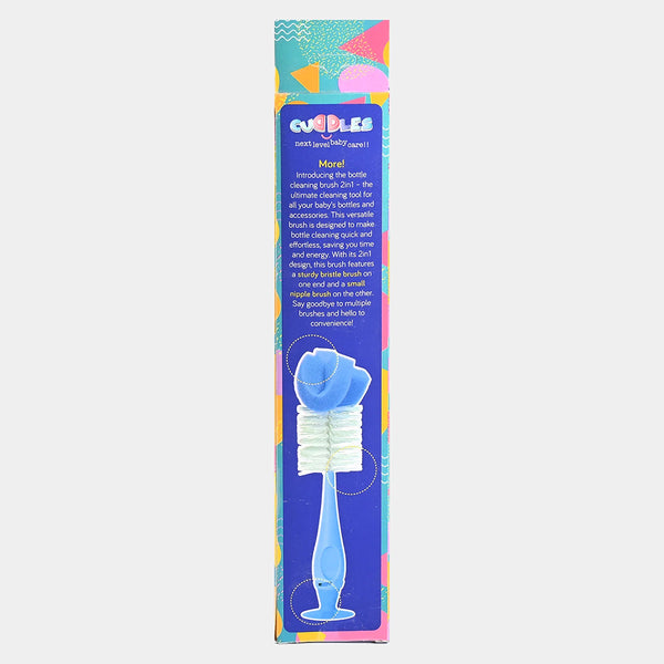 Cuddles sponge bottle cleaning - White