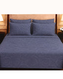 Valuables Embossed Double Bedsheet - 92 × 96