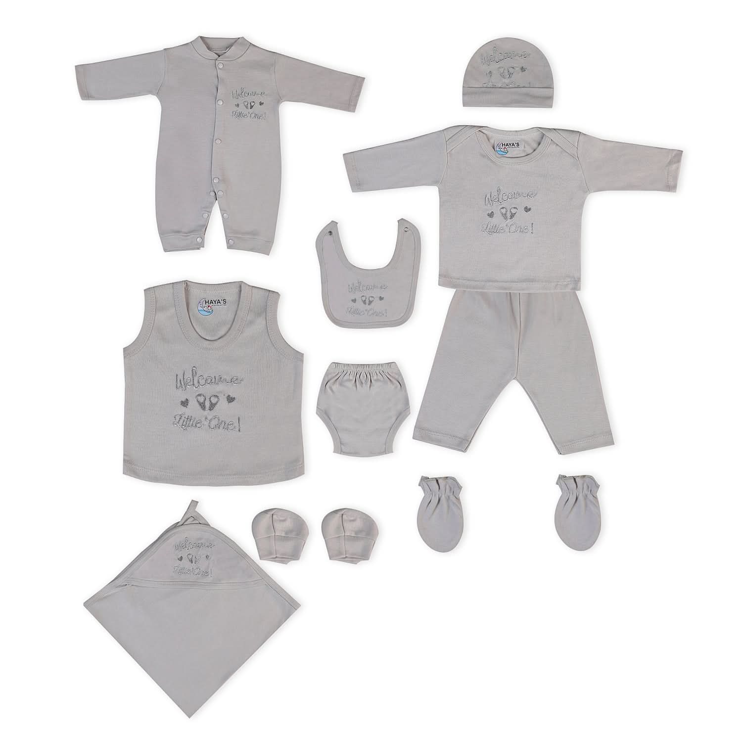 Newborn 10Pcs Gift Set Welcome Little, Newborn Gift Set, Chase Value, Chase Value