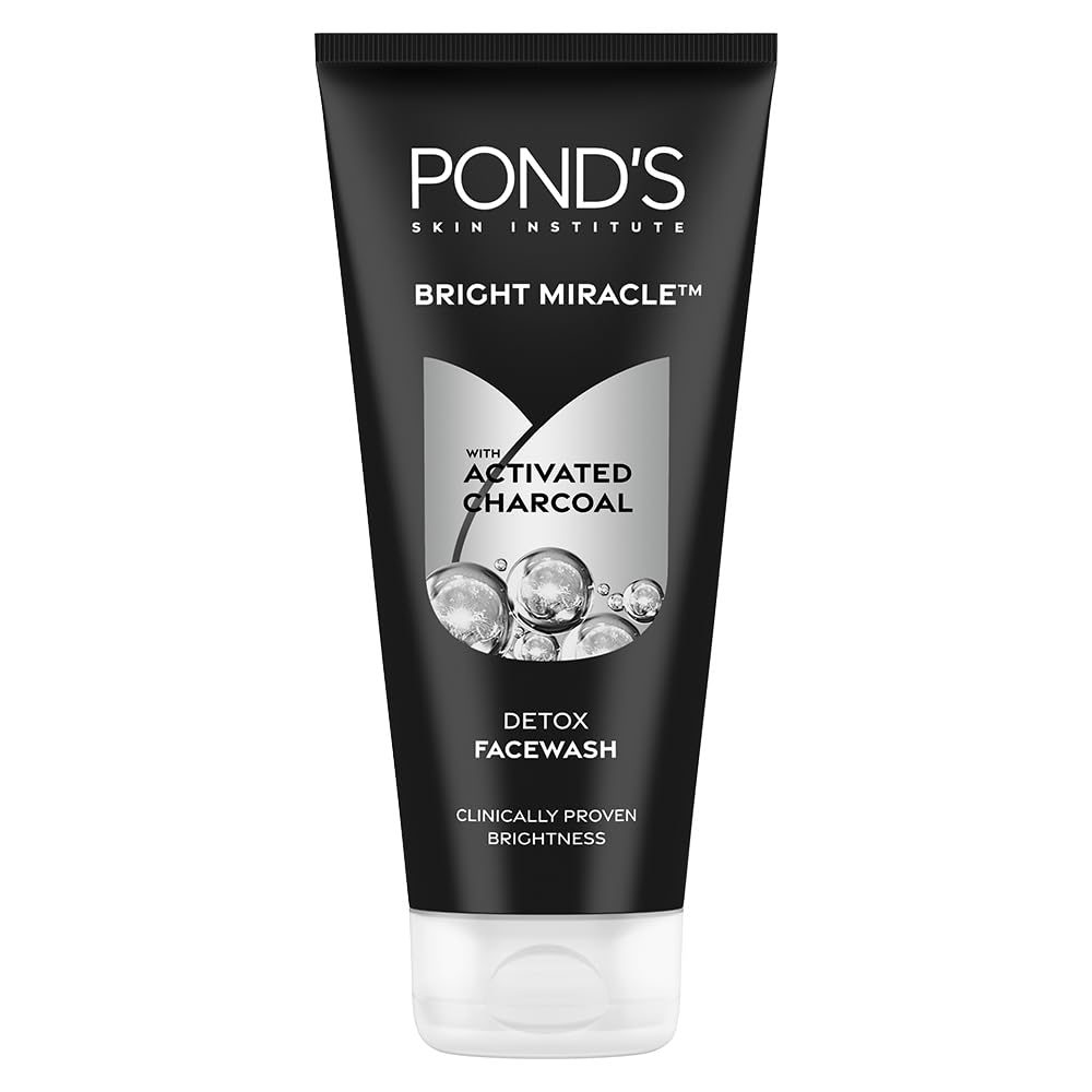 Pond's Pure Detox Anti Pollution + Purity Face Wash With Activated Charcoal - 100g, Face Washes, Pond's, Chase Value