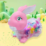 Gear Rabbit With Light & Music - Pink, Battery Operated Toys, Chase Value, Chase Value