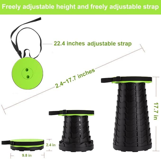 Folding Portable Stool Telescopic Chair, Sports, Chase Value, Chase Value