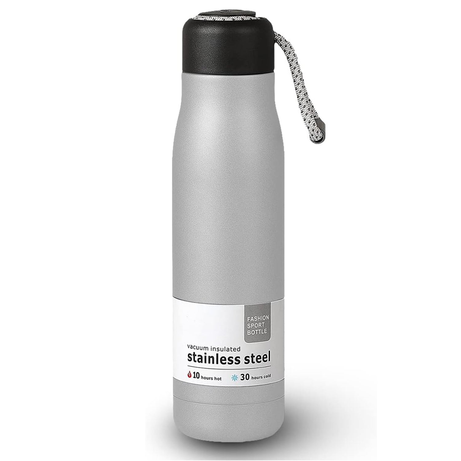 Stainless Steel Thermo Flask - 500ML - Silver, Water Bottle, Chase Value, Chase Value