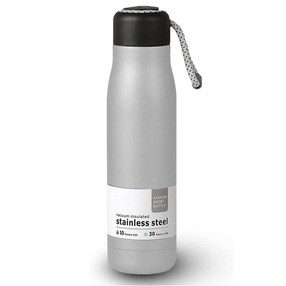 Stainless Steel Thermo Flask - 500ML - Silver, Water Bottle, Chase Value, Chase Value