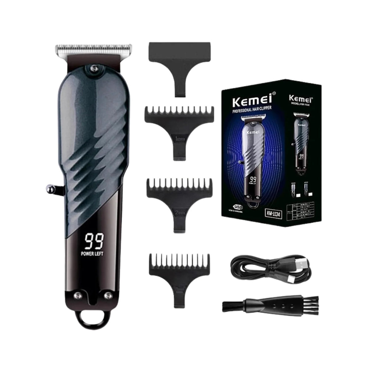 Kemei Hair Clipper KM-1134, Shaver & Trimmers, Kemei, Chase Value