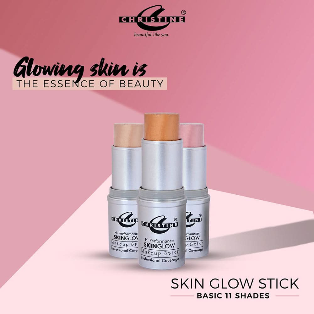 Christine Skin Glow Makeup Paint Stick - Shade 07 Sandal Wood, Highlighter, Christine, Chase Value