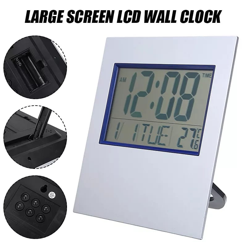 Digital Table Clock - Blue, Wall Clocks & Alarms, Chase Value, Chase Value