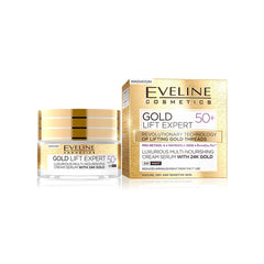Eveline Cosmetics Gold Lift Expert Day And Night Cream 50+ - 50ml, Creams & Lotions, Eveline, Chase Value