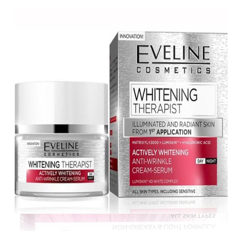 Eveline Whitening Therapist Day And Night Cream 50ml, Creams & Lotions, Eveline, Chase Value