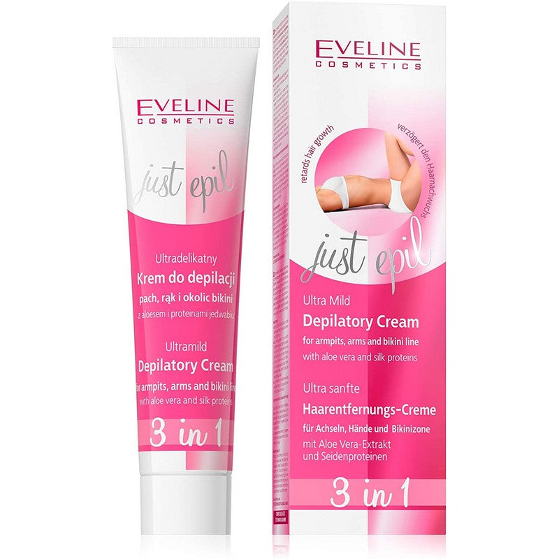 Eveline Depilatory Cream 3 In 1 Ultra - 125ml, Hair Removal, Eveline, Chase Value