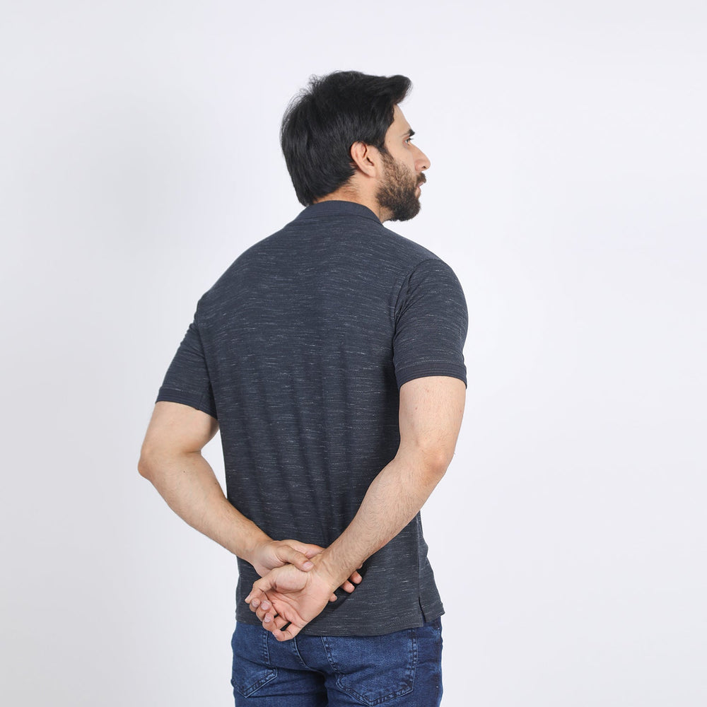 Men's Half Sleeves Polo T-Shirt - Black, Men's T-Shirts & Polos, Chase Value, Chase Value