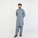 Eminent Men's Kameez Shalwar Plain Suit - Dark Grey, Men's Shalwar Kameez, Eminent, Chase Value