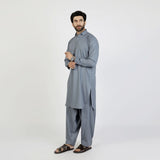 Eminent Men's Kameez Shalwar Plain Suit - Dark Grey, Men's Shalwar Kameez, Eminent, Chase Value