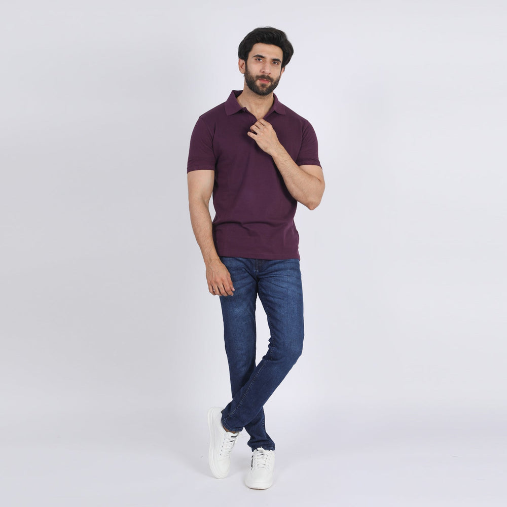 Eminent Men's Half Sleeves Polo T-Shirt - Winter Blue, Men's T-Shirts & Polos, Eminent, Chase Value