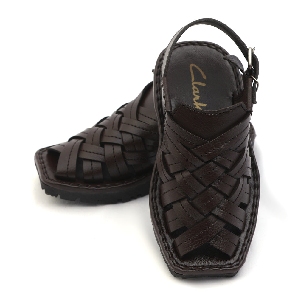 Boys Peshawari Sandal - Brown, Boys Sandals, Chase Value, Chase Value