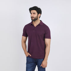 Eminent Men's Half Sleeves Polo T-Shirt - Winter Blue