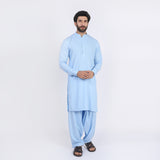 Valuable Men's Slim Fit Shalwar Suit - Sky Blue, Men's Shalwar Kameez, Chase Value, Chase Value